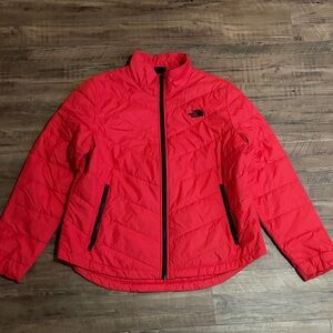 The North Face Bright Red Quilted Jacket